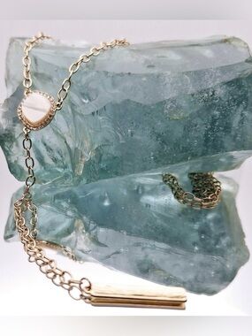 SUGARFIX GOLD TONE LARIAT NECKLACE